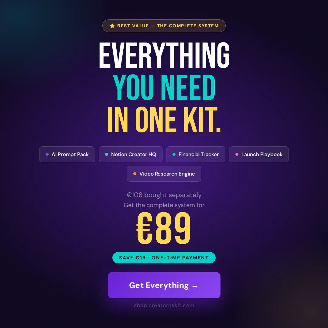 all-in-one toolkit for YouTubers